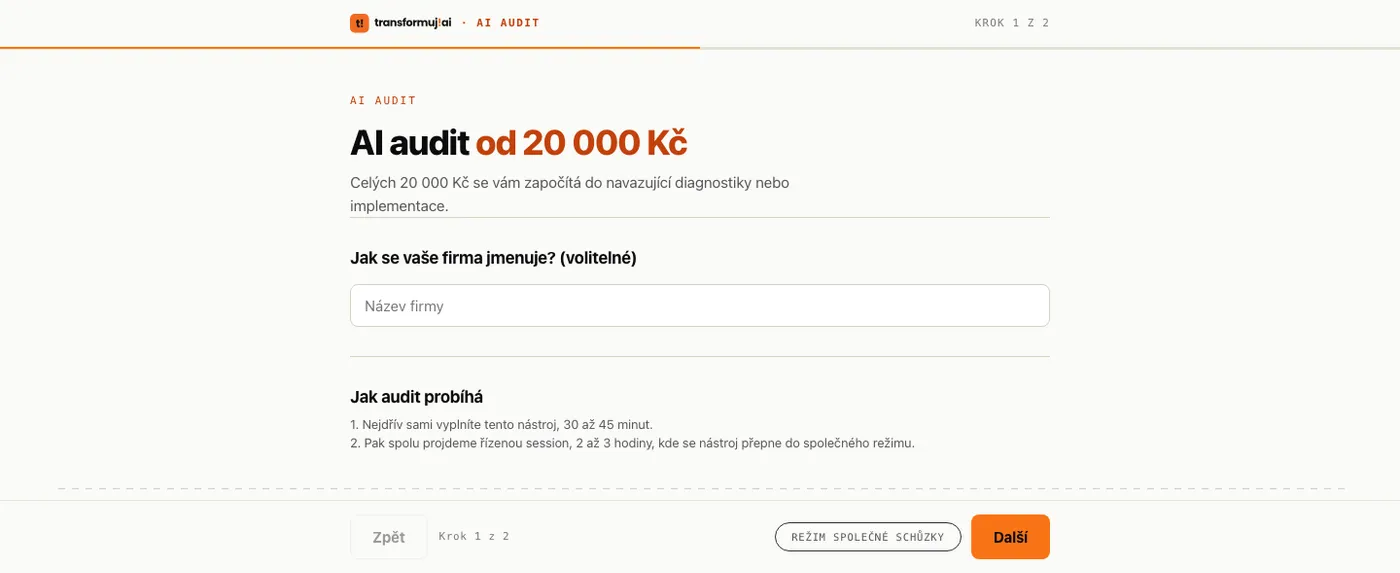An audit the system performs by itself