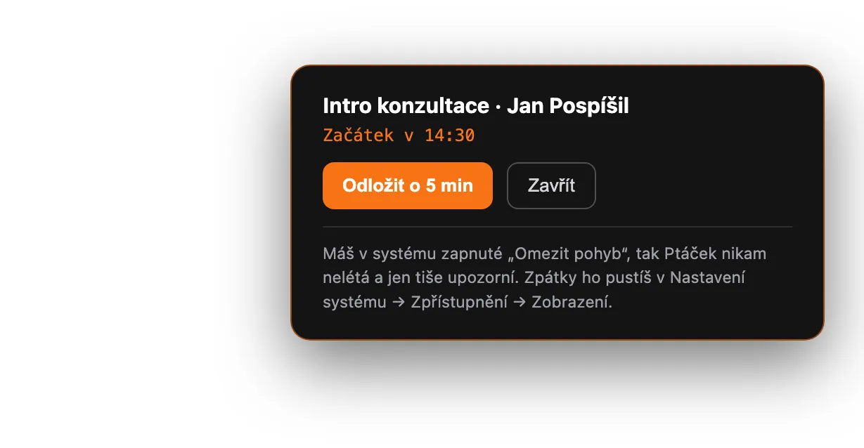 Silent mode: the app stays silent instead of showing an error