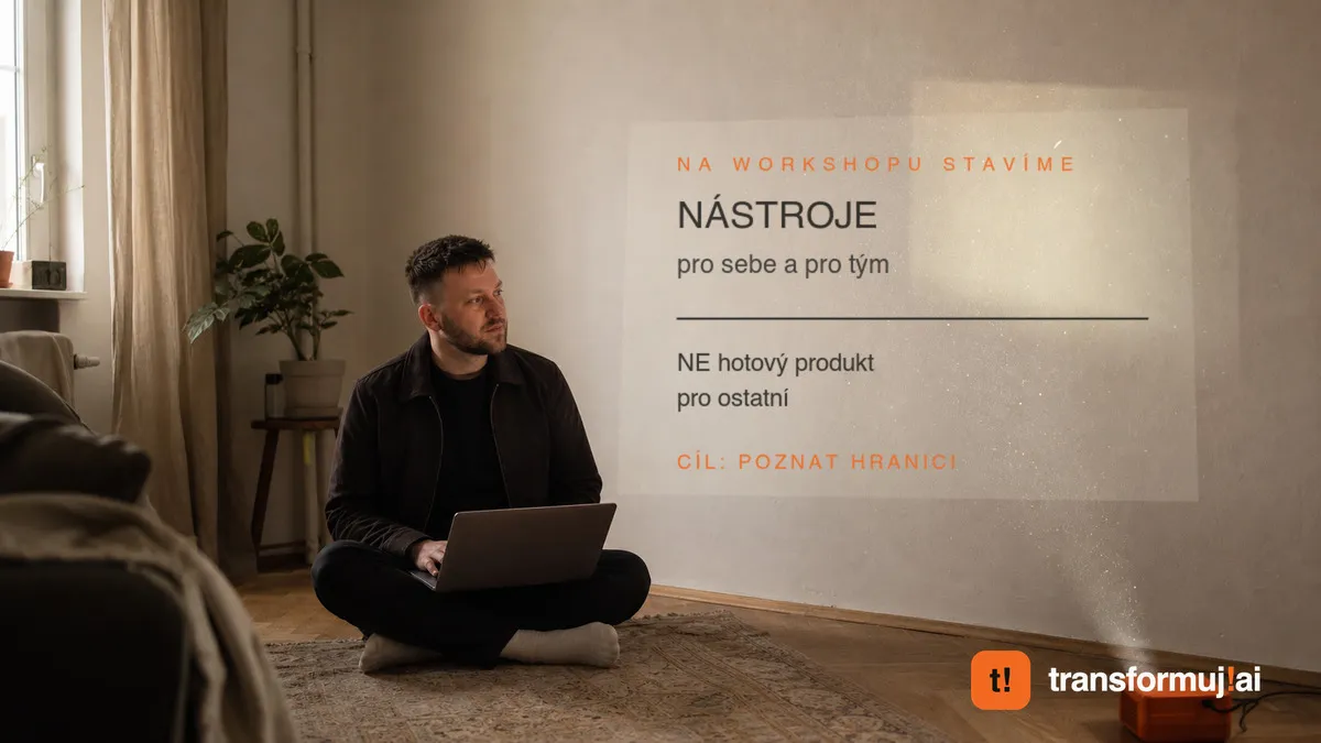 Workshop, na kterém ukazujeme hranici mezi vibe codingem a produkcí