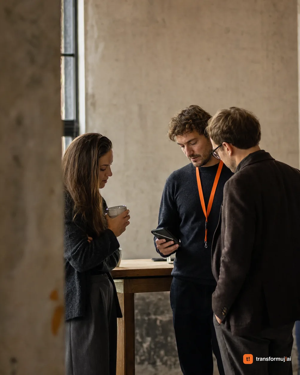 Gespräch in der Workshop-Pause